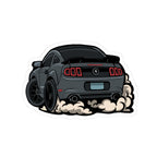 Burnout Sticker