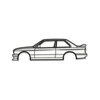 E30 M3 Metal Car Wall Art - MT0936